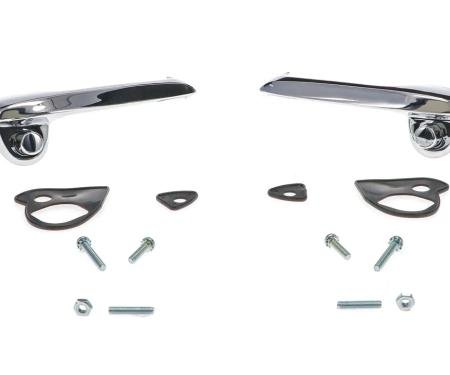 AMD Outside Door Handle Kit, 53-60 F100 F250 F350 Pickup Truck X530-4553-S