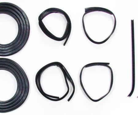 AMD Front Door Seal Kit, 10pcs, Channels/Div Bars/Felts/Door Seals, 73-79 F100 F150 F250 F350 Pickup; 78-79 Bronco X580-4573-1S