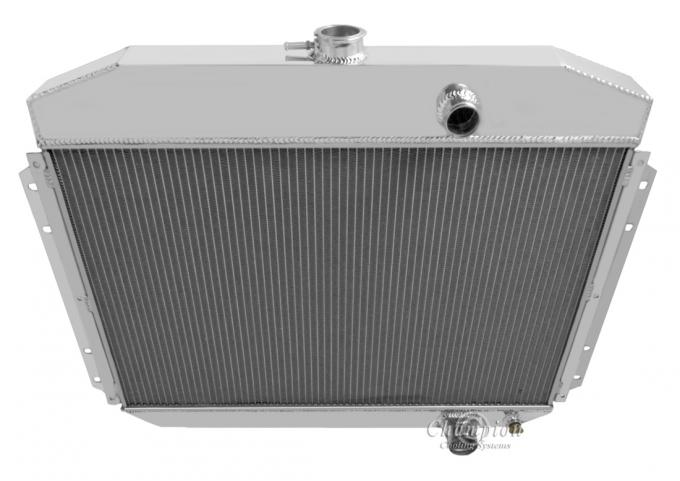Champion Cooling 2 Row All Aluminum Radiator Made With Aircraft Grade Aluminum EC6164