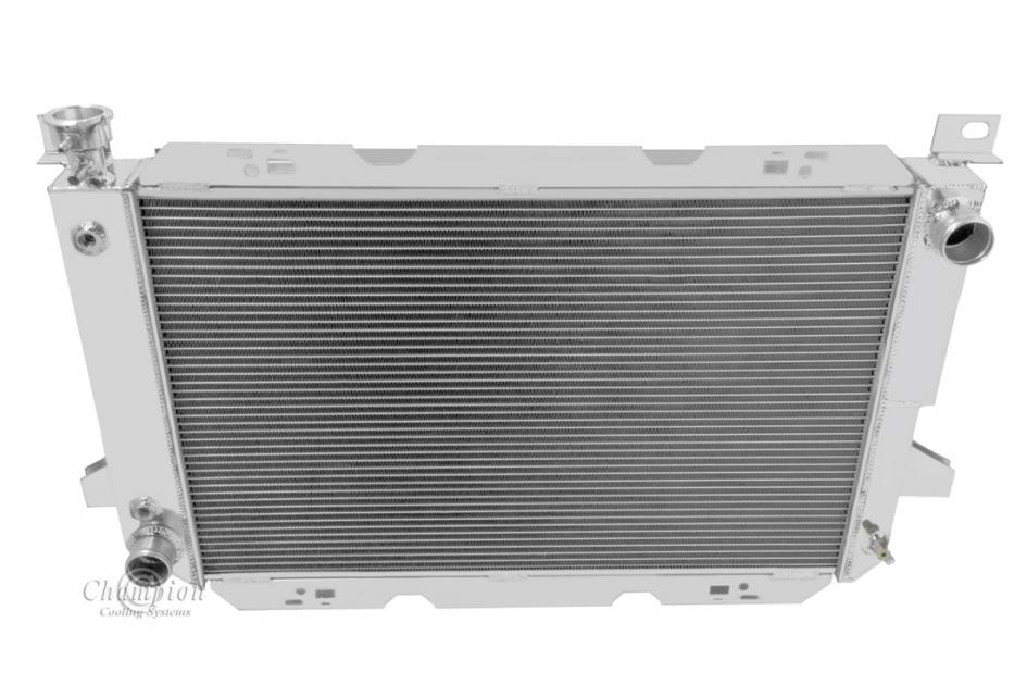 Rcp Radiator Champion Cooling 3 Row All Aluminum Radiator Made With Aircraft Grade ...