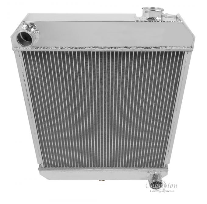 Champion Cooling 2 Row All Aluminum Radiator Made With Aircraft Grade Aluminum EC6066