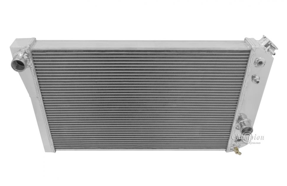 Champion Cooling 2 Row All Aluminum Radiator Made With Aircraft Grade ...