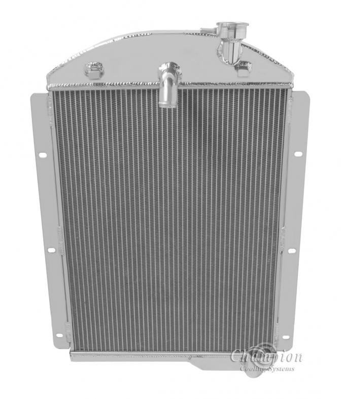 Champion Cooling 2 Row with 1" Tubes All Aluminum Radiator Made With Aircraft Grade Aluminum AE4146
