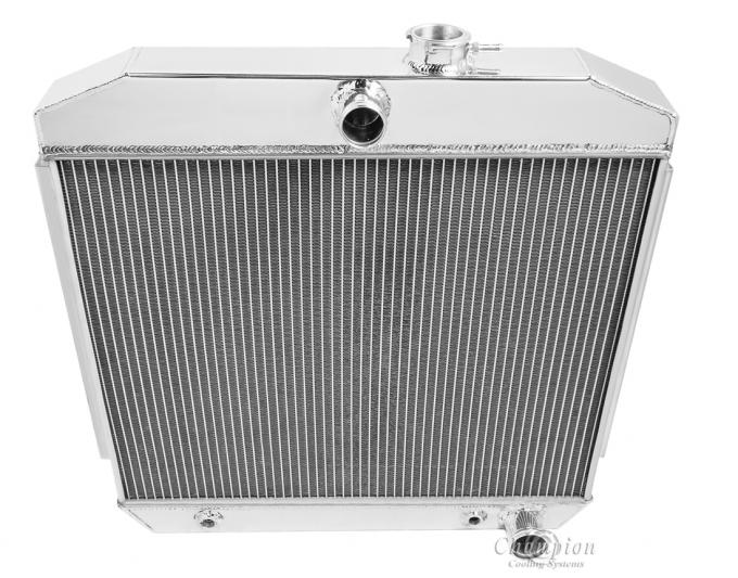 Champion Cooling 2 Row All Aluminum Radiator Made With Aircraft Grade Aluminum EC5057