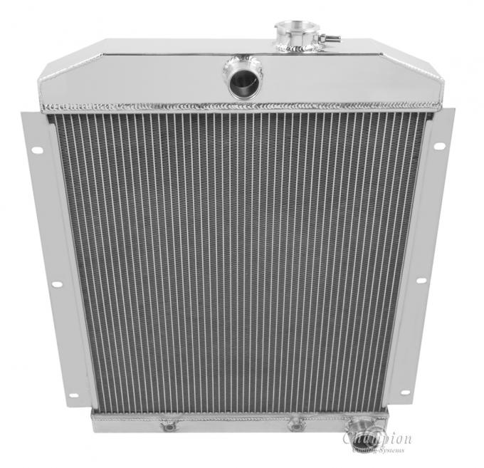Champion Cooling 1947-1954 Chevrolet Truck 3 Row All Aluminum Radiator Made With Aircraft Grade Aluminum CC5100B