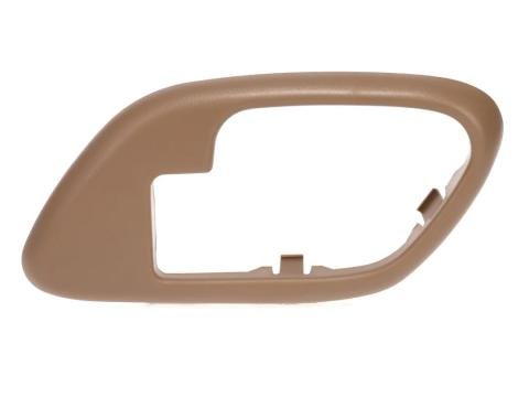 AMD Front Door Handle Bezel, without Power Door Lock Hole, RH, Beige, 95-00 Chevy GMC C/K OBS Pickup Truck SUV X540-4095-2BEGR
