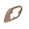 AMD Front Door Handle Bezel, without Power Door Lock Hole, RH, Beige, 95-00 Chevy GMC C/K OBS Pickup Truck SUV X540-4095-2BEGR