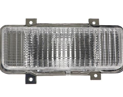 AMD Park Lamp Assembly, LH, Square Headlamp, 80 Chevy GMC C/K Pickup Truck Blazer Jimmy Suburban X137-4080-1L