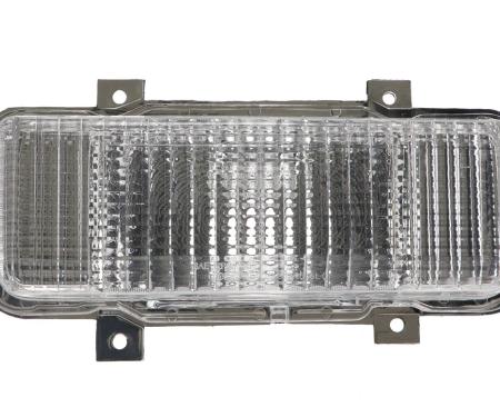 AMD Park Lamp Assembly, LH, Square Headlamp, 80 Chevy GMC C/K Pickup Truck Blazer Jimmy Suburban X137-4080-1L