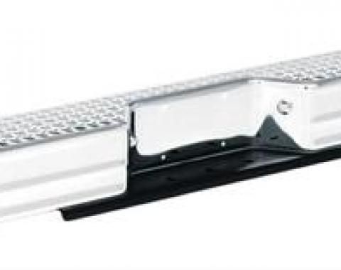 Universal Rear Diamondstep Bumper, Chrome