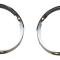 AMD Headlamp Bezels, Chrome, LH/RH Pair, 63 Chevy C/K Pickup X145-4063-3P