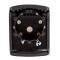 AMD Horn Button, Black-Champagne For Deluxe Steering Wheel, 78-91 Chevy C/K Pickup Blazer Suburban 459-4088-2
