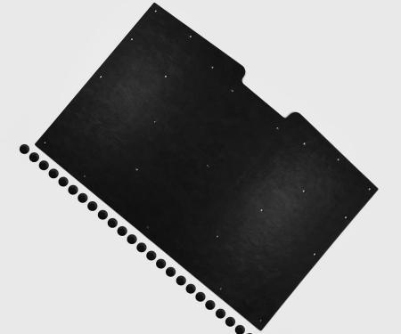 Detroit Muscle Technologies Chevy GMC 81-87 Pickup Truck Suburban Hood Insulation Pad with Clips C10 C20 K10 K20 GM-TRK8187HP01