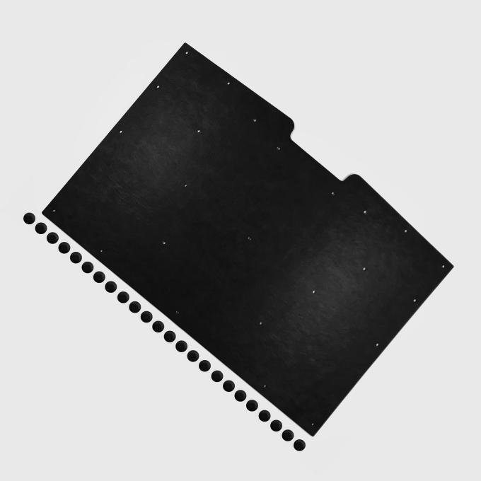 Detroit Muscle Technologies Chevy GMC 81-87 Pickup Truck Suburban Hood Insulation Pad with Clips C10 C20 K10 K20 GM-TRK8187HP01