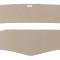 Montco Inc / Repops Interior Headliner Kit, Gray, 2pc, 50-53 Chevy GMC Suburban R-CT346