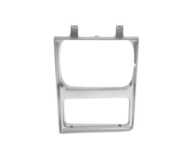 AMD Headlamp Bezel, LH, Silver, Single Headlight, 85-87 Chevy GMC CK Pickup Truck Blazer Jimmy Suburban X145-4085-1L
