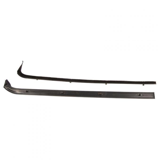 Dennis Carpenter Door Glass Anti-Rattlers - Right - 1971-72 Ford Truck D1TZ-8121452