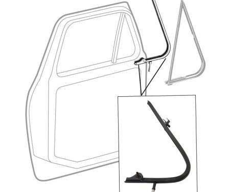 Dennis Carpenter Vent Window Frame - LH - 1973-77 Ford Truck D3TZ-1021609-A