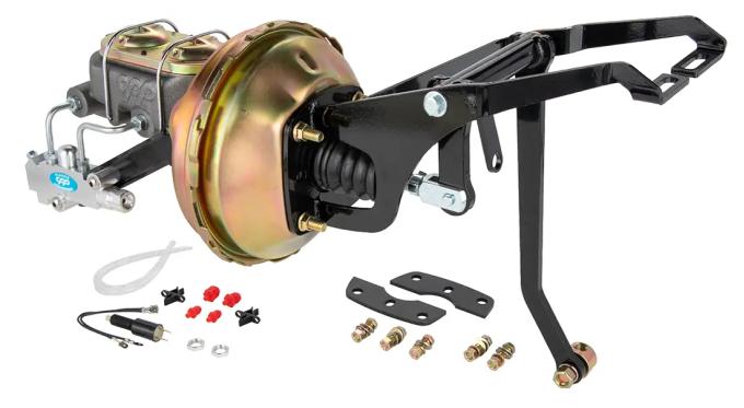 Classic Performance Complete Power Brake Booster Kit W/Swing Pedal for 53-56 Ford Truck, 8" Single 5356FBB24-8C