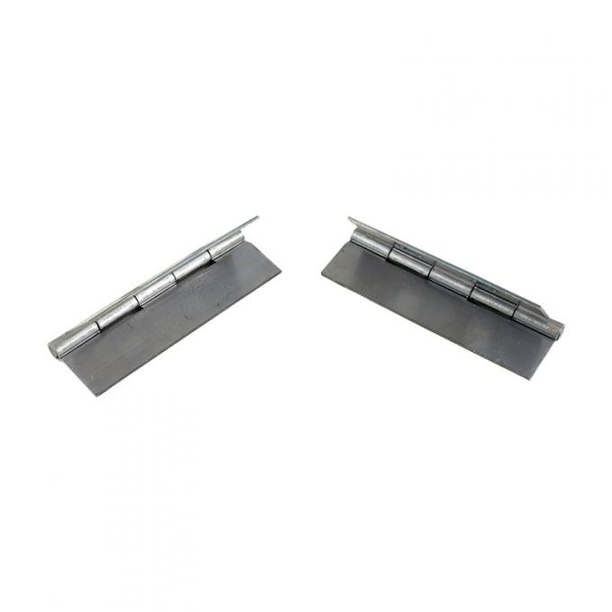 Dennis Carpenter Hood Hinges - 1 pair - Stainless Steel - 1966-77 Ford Bronco C6TZ-16796