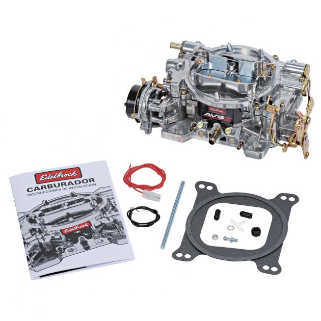 ジャンクEdelbrock AVS2 650fcm OHキット付き Edelbrock AVS2 Carburetor, 650 CFM with Electric Choke, Non EGR