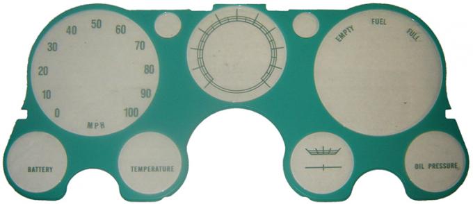 Woodall Industries Instrument Lens w/ Gauges w/o Tach 460-4067-31