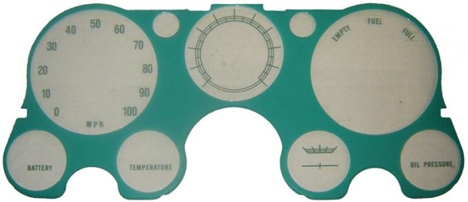 Woodall Industries Instrument Lens w/ Gauges w/o Tach 460-4067-31