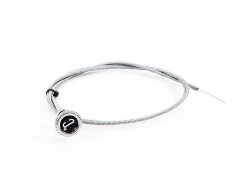 AMD Choke Cable, Black-Stainless Knob, 60-63 Chevy GMC CK Truck X460-4060-72