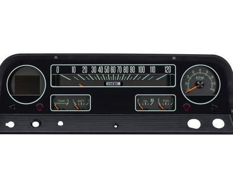 Dakota Digital 1964-1966 Chevrolet Pickup RTX Instruments Dash Kit, KPH/Celsuis
