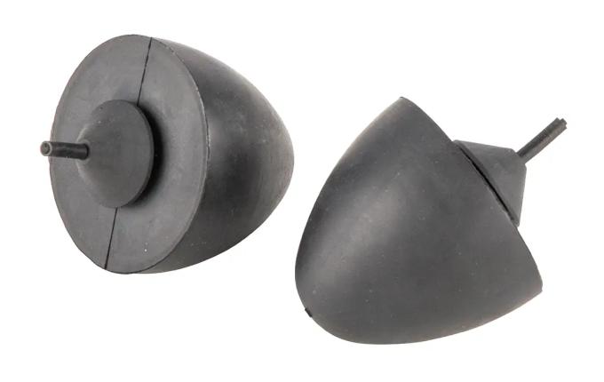 Classic Performance Rubber Bump Stop for 1960-1972 Chevy 1/2 Ton Truck, Upper, Black 377