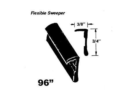 Metro Moulded Parts Flexible Sweeper. Made of Rubber WC 23-96