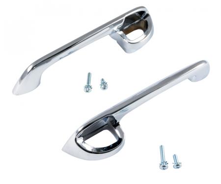 Dennis Carpenter Outside Door Handles - Pair - Right & Left - 1957-58 Ford Car   B7A-7022400-PR