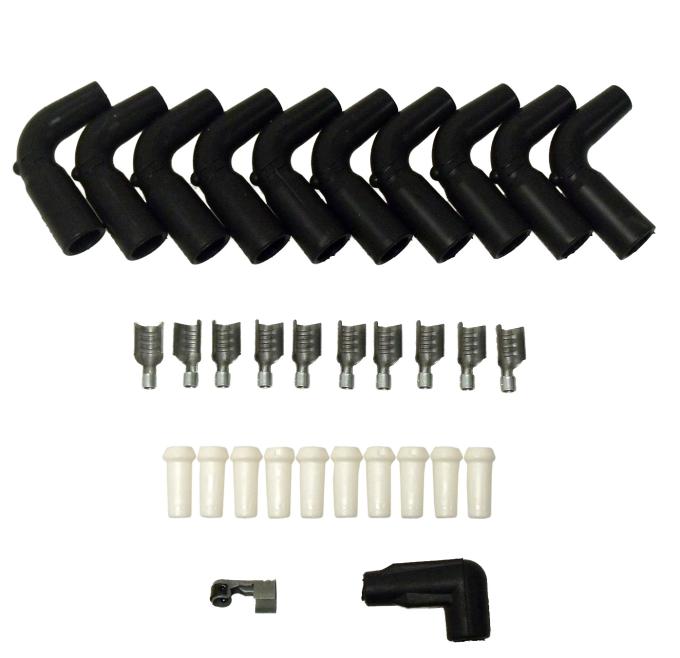 Taylor Cable 90&deg; LS Coil/Optispark/Vortec Boots with Terminals 46067