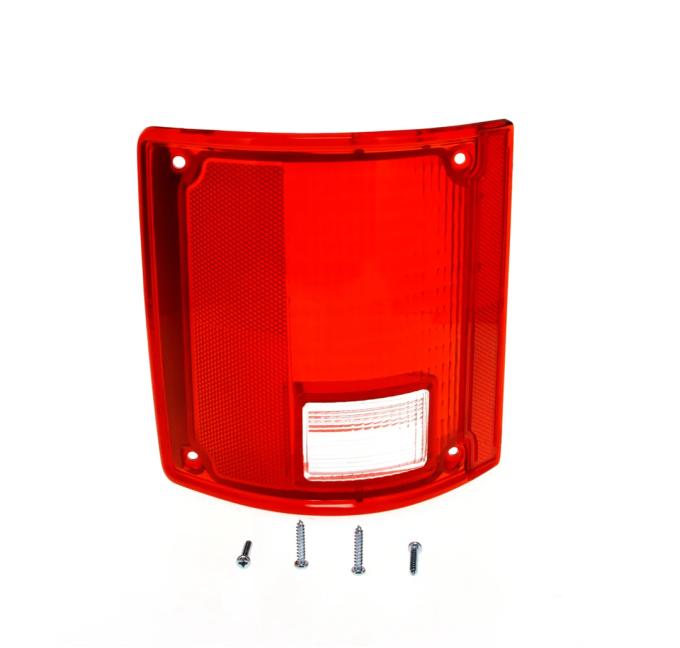 AMD Taillight Lens w/o Chrome Trim, LH, 73-87 Chevy GMC C/K Fleetside Pickup; 73-91 Blazer Jimmy Suburban X951-4073-1L