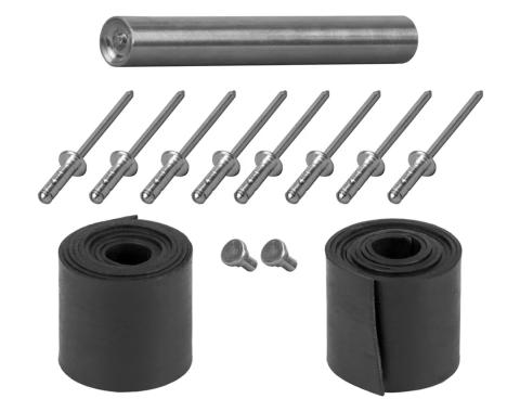 AMD Vent Window Rebuild Kit, Glass Tape-Rivets-Punch, 13pcs, 73-80 Chevy GMC C/K Pickup Blazer Jimmy Suburban X563-4073-1S