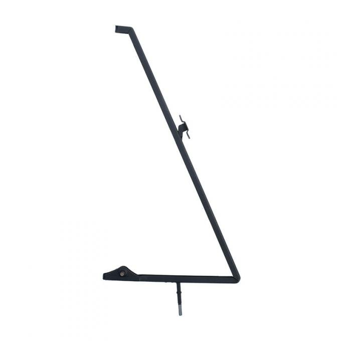 Dennis Carpenter Vent Window Inner Frame - LH - Satin Black - 1966-77 Ford Bronco C8TZ-9621609-BLK