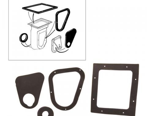 Dennis Carpenter Air Vent Inlet Duct Seal Kit - 1966-77 Ford Bronco C6TZ-9601934-KIT