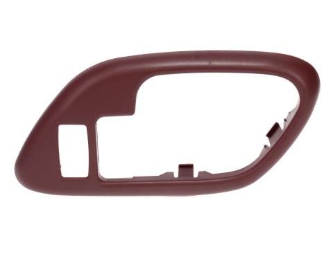 AMD Front Door Handle Bezel, with Power Door Lock Hole, RH, Red, 95-00 Chevy GMC C/K OBS Pickup Truck SUV X540-4095-3REDR