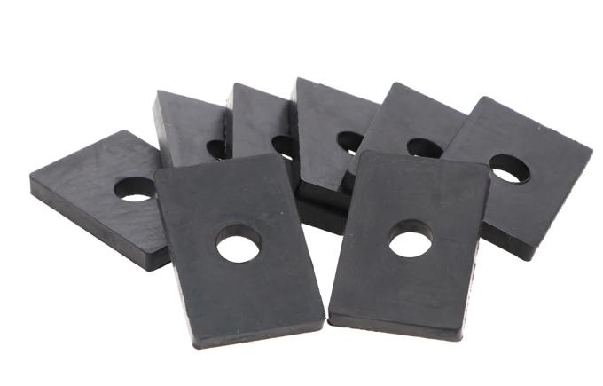 AMD Bed Mount Pads, 8 pc Set, 47-53 Chevy GMC Long Bed Pickup; 54-87 Chevy GMC Short Bed Pickup Truck X716-4047-8S