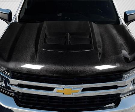 Extreme Dimensions 2019-2023 Chevrolet Silverado Carbon Creations ZL1 Carbon Fiber Hood 117262