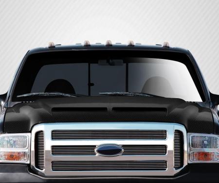 Extreme Dimensions 1999-2007 Ford Super Duty Carbon Creations CVX Carbon Fiber Hood 112328