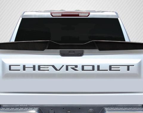 Extreme Dimensions 2019-2023 Chevrolet Silverado Carbon Creations Tornado Carbon Fiber Rear Wing 117161