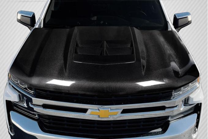 Extreme Dimensions 2019-2023 Chevrolet Silverado Carbon Creations ZL1 Carbon Fiber Hood 117262