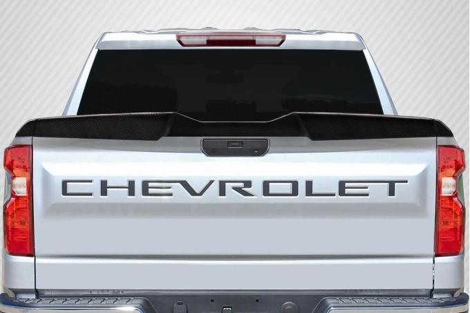 Extreme Dimensions 2019-2023 Chevrolet Silverado Carbon Creations Tornado Carbon Fiber Rear Wing 117161