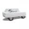 Dennis Carpenter Indoor Bronco Cover with Script - Light Gray - Precision Fit - 1966-77 Ford Bronco COV-32