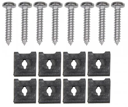 Chevy Truck Side Marker Light Mounting Screw Kit, 1968-1972