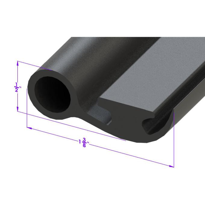 Metro Moulded Parts 1947-1955 Chevrolet Truck Door Top and Side Seal. Sold by the Foot LP 103