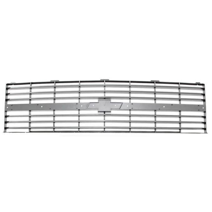 AMD Premium Grille, OE Style with Emblem Mount, Dark Gray, Dual Headlights, 83-84 Chevy CK Pickup Blazer Suburban 150-4083-21