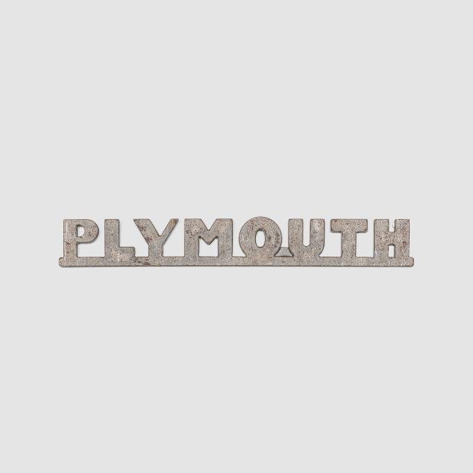 Detroit Muscle Technologies 2010-2018 Chrysler / Dodge / Ram Mopar Steel Wall Art - PLYMOUTH Modern WALLART-PLYMOUYH MODERN
