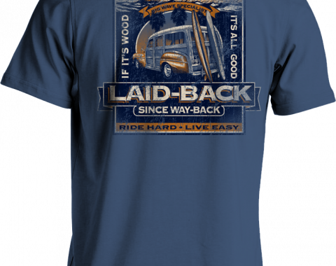 Laid Back Highlands Woodie T-Shirt, Blue